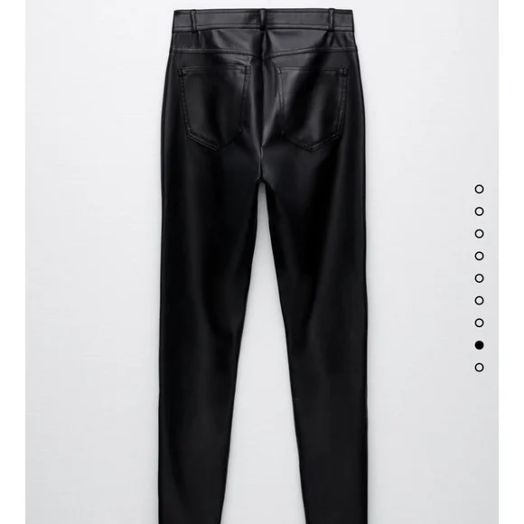 Zara faux leather leggings - Picture 6 of 8